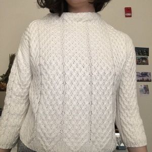 Zara Cream Knit Sweater